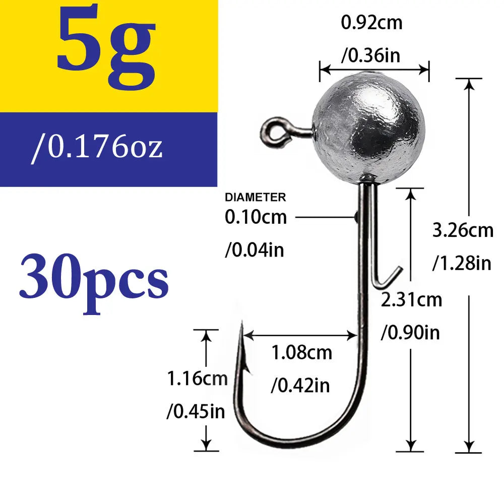 Jig fishing hooks with auxiliary hook,