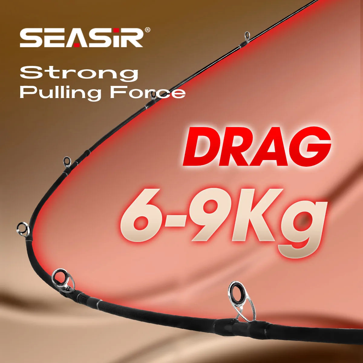 Seasir Salminus XF M/MH Spining & Casting Fishing Rod