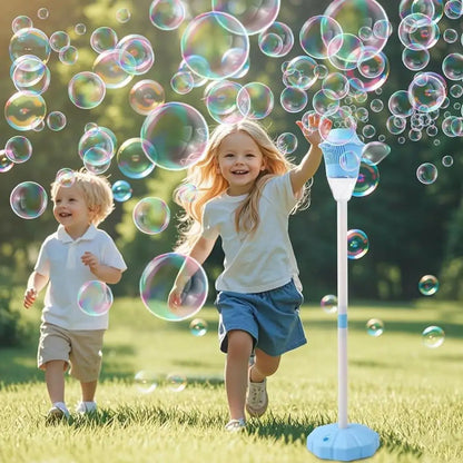 Bubble Machine Stand Automatic Bubble Maker with Night Light