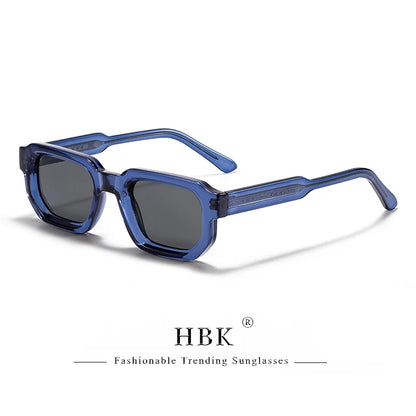 HBK Vintage Polygon Sunglasses for Men Small Frame