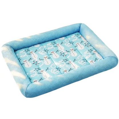 Cooling Puppy Bed Summer Mat Comfort Sofa Blanket
