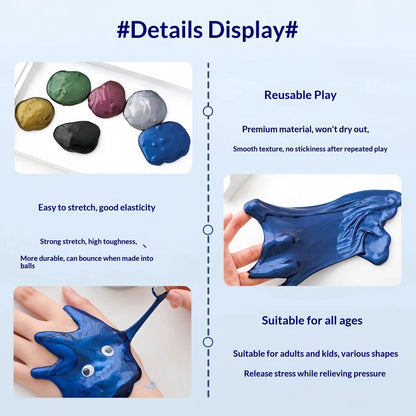 Magnetic Putty Slime Gravity Defying Magnet Toy