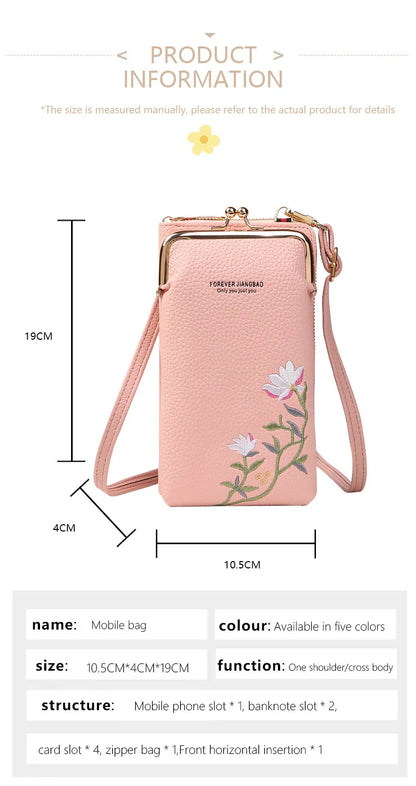 Fashion Women Small Crossbody Bag for mobile phone