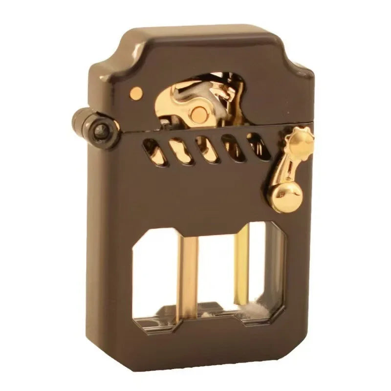 Zorro Kerosen Lighter Cyber Mecha Transparent Bin Rocker
