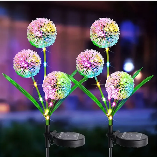 LED dandelion outdoor ground mounted light