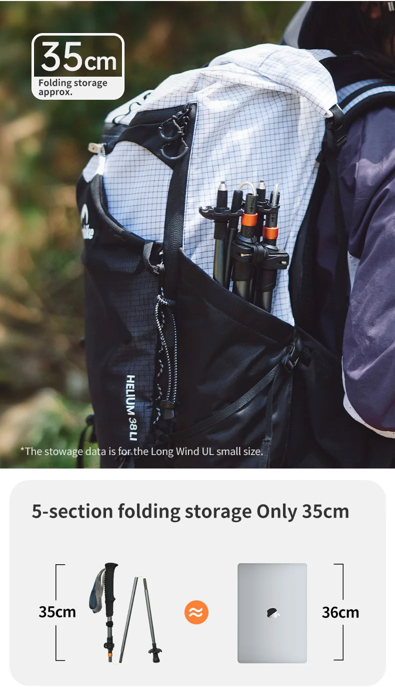 Climbing Sticks Ultralight Outdoor Folding Trekking Poles