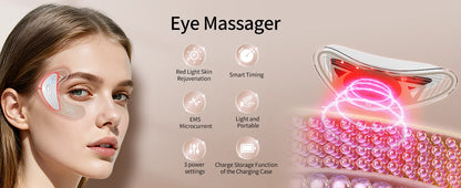 EMS Redlight Eye Massage and Stainless Steel Cooling Eye Pad