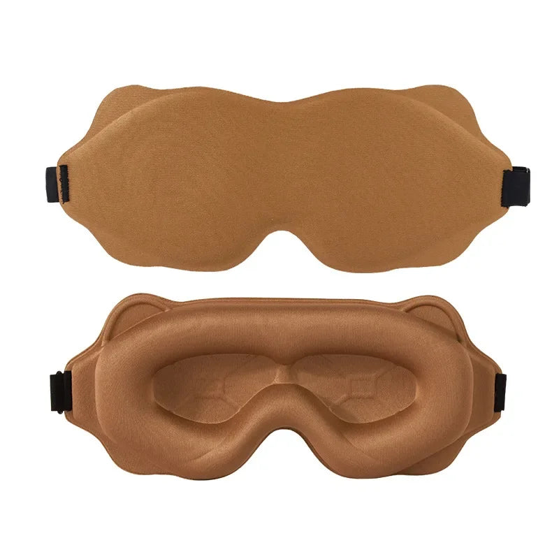 Sleep Eye Mask Weighted for Side Sleeper Men Women 3D Contoured Sleeping Mask