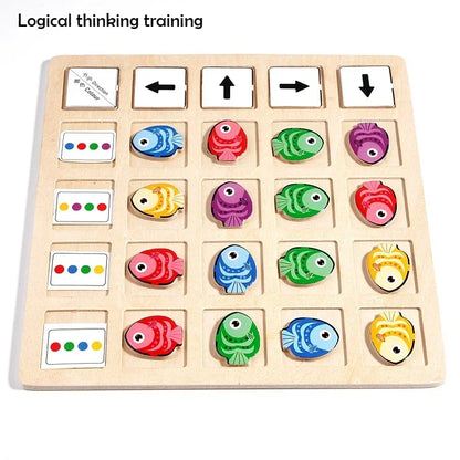 Wooden Montessori Toys Children's Logical Thinking Training