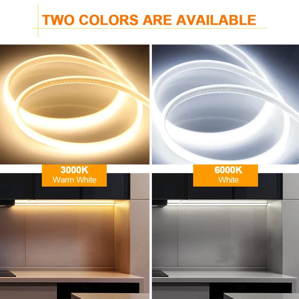 LED Lights Strip 220v with ON-OFF Switch Waterproof Outdoor