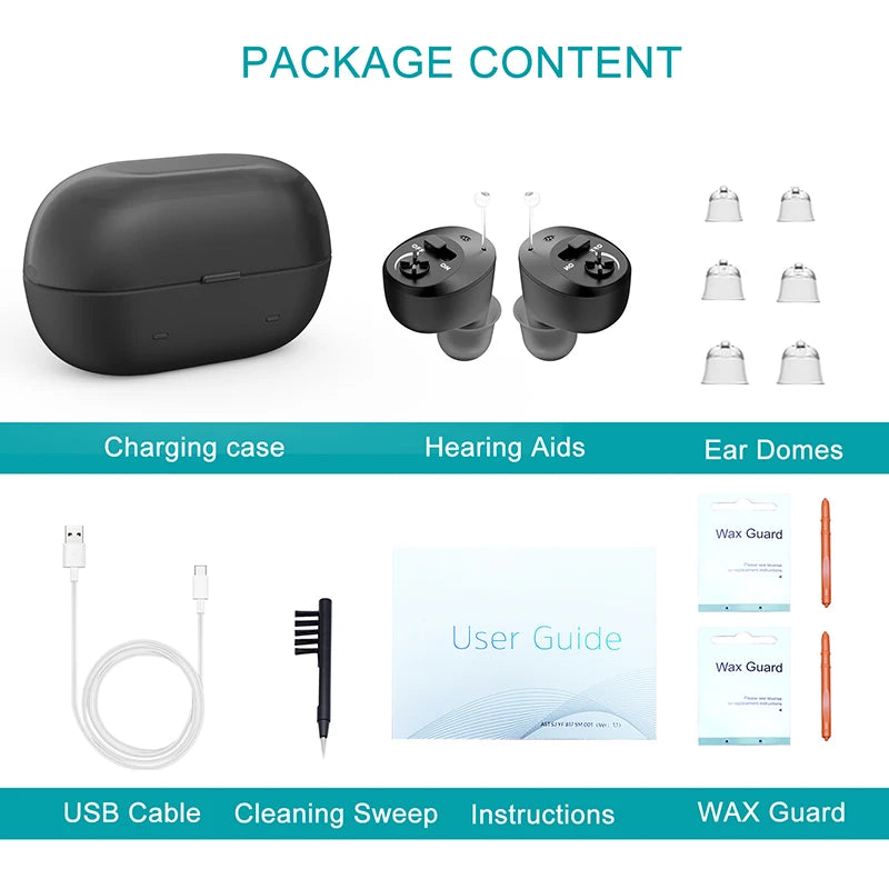 Hearing Aid Rechargeable Digital Hearing Aids