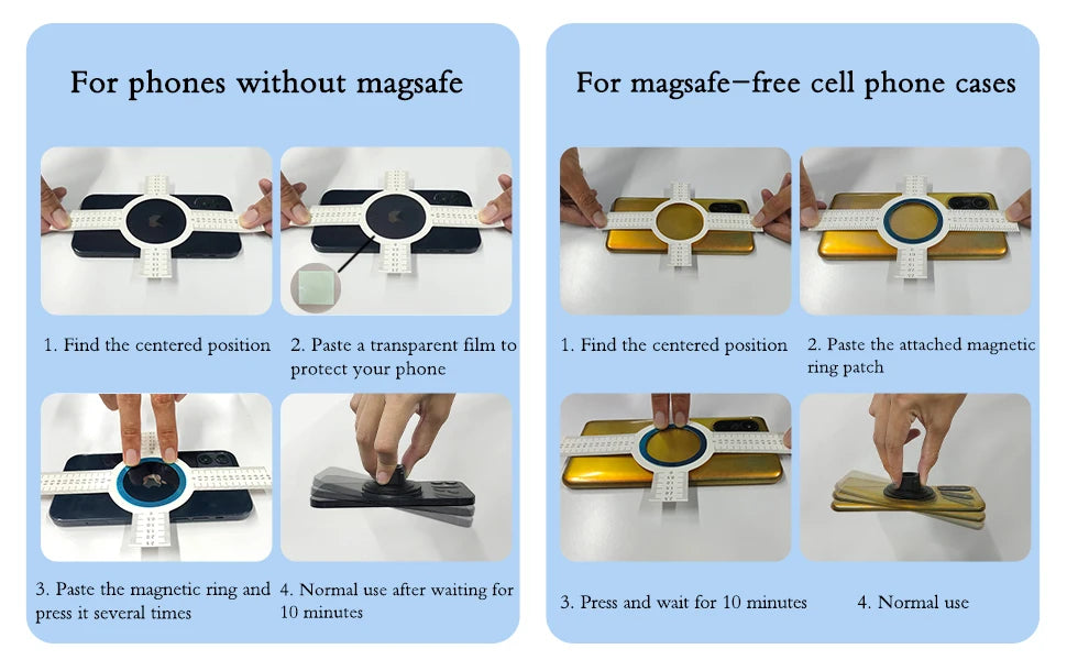 Magnetic Wireless Car Charger Mount Adsorbable Holder