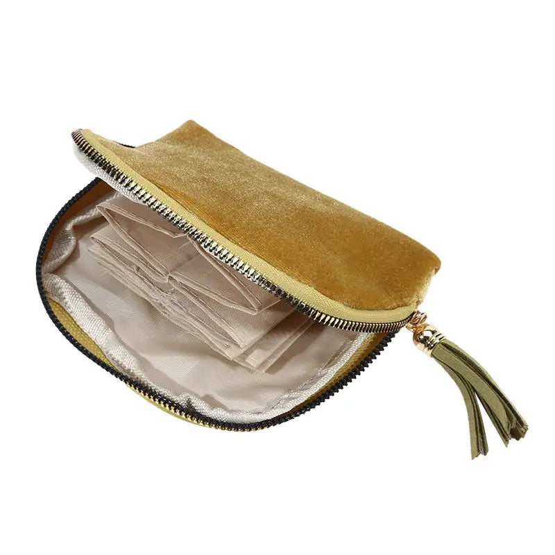 Exquisite Jewelry Storage Bag With Tassel Pendant