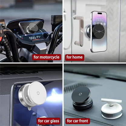 Car Phone Holder, Magsafe Magnetic Vacuum Intelligent Car Mount