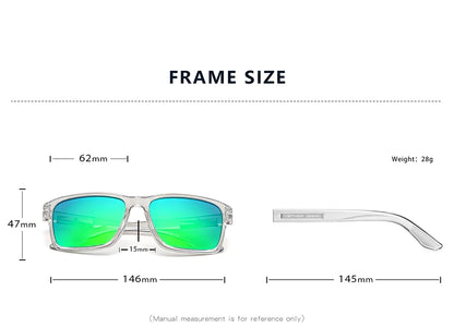 Polarized UV400 Sunglasses Fashion Photochromic Gradient