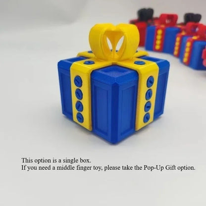 The Annoying Present with Middle Finger in A Box Gift Box