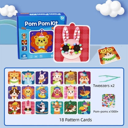 Handmade Material Children's Sticker Book Educational Early Learning