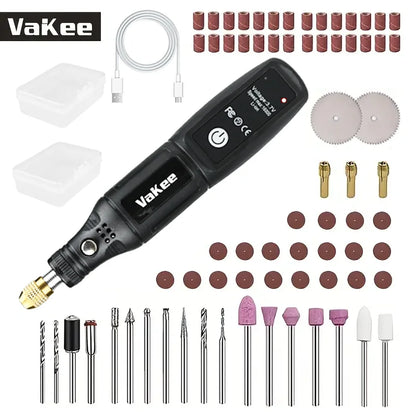 Mini Electric Drill USB Rechargeable Cordless Engraving Pen