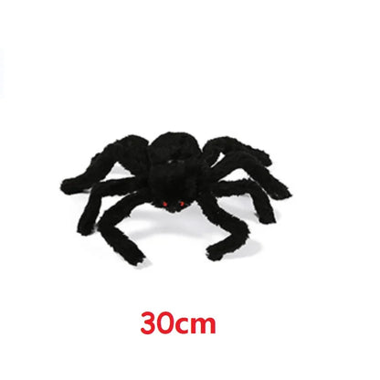 Halloween Plush Simulation Spider Colorful Black Ghost House