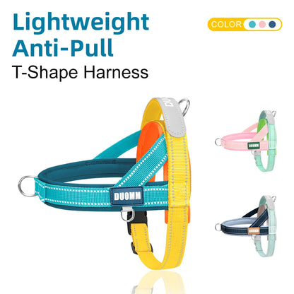 Dog Harness No Pull T-Shape Breathable Spring Summer