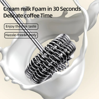 HOT  Electric Milk Frother + Egg Beater Wireless Type-C Charging
