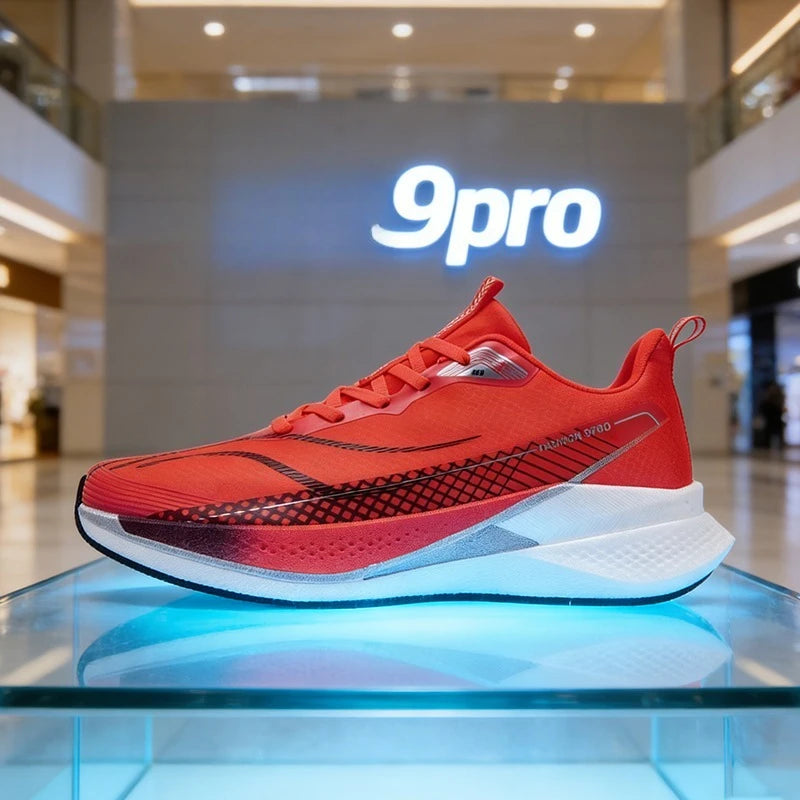 New 9ro Carbon Fiber Plate Running Sneakers Lightweight