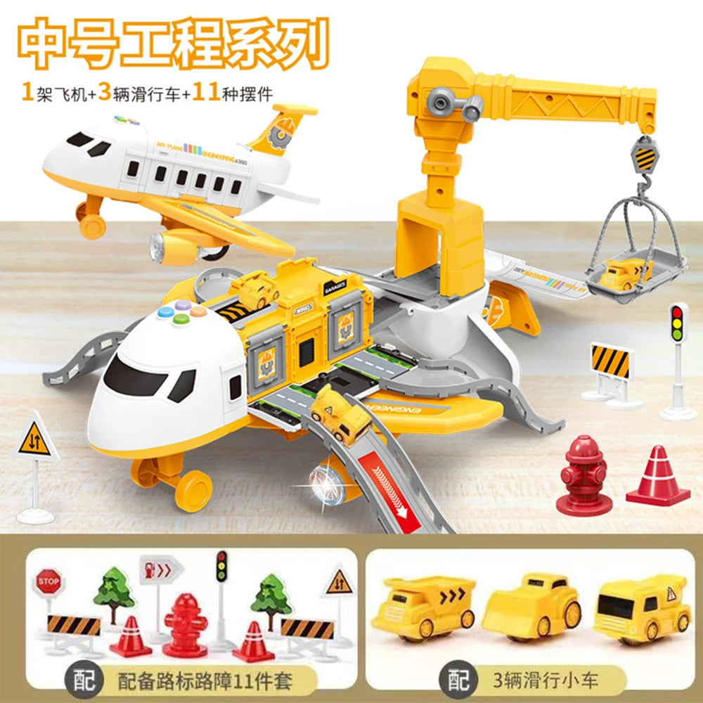 Large Spray Inertia Airplane Toy for Children Transport