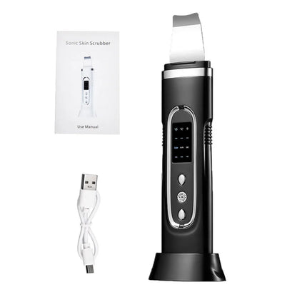 Ultrasonic Skin Scrubber Electric Facial Cleansing Pore