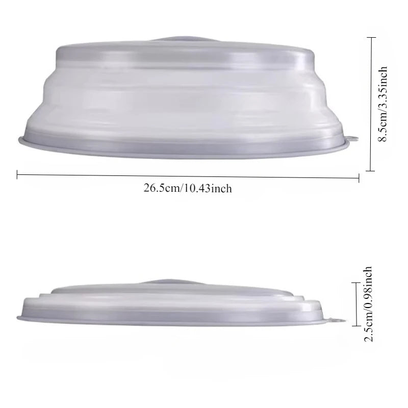 Microwave Splatter Cover Foldable Fresh-keeping Heat Cover