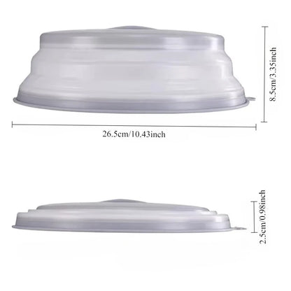 Microwave Splatter Cover Foldable Fresh-keeping Heat Cover