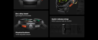 HAYLOU Solar Ultra GPS Smartwatch 1.6” AMOLED Display