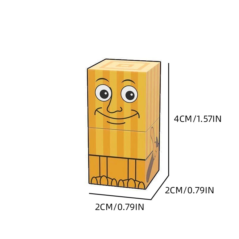 AI character magnetic building blocks Tung Tung tung sahur