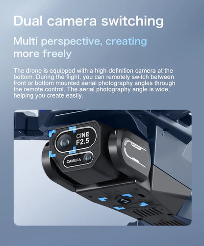 New GT8 Drone GPS 8K Professional HD 360° Dual Cameras