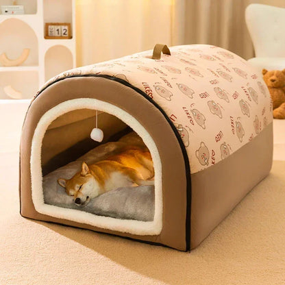 Hot Winter Warm Dog Removable Pet Sleeping House