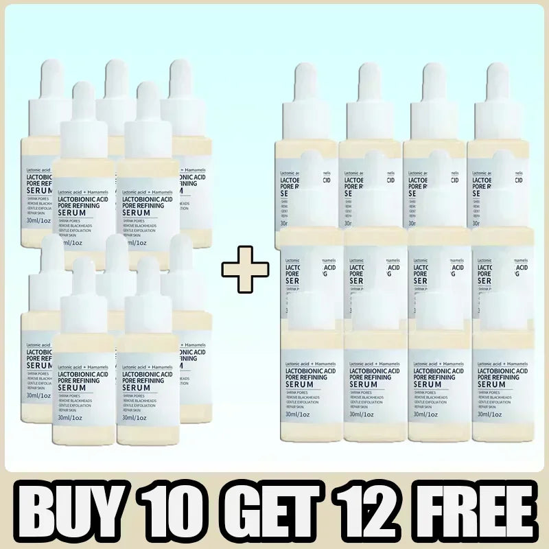 Lactobionic Acid Pore Shrink Serum Hyaluronic Face Moisturizing