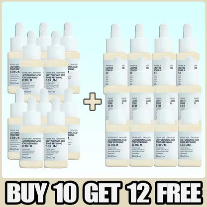 Lactobionic Acid Pore Shrink Serum Hyaluronic Face Moisturizing