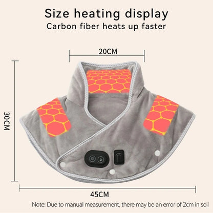 Electric Heating Shoulder Neck Pad Massager Brace