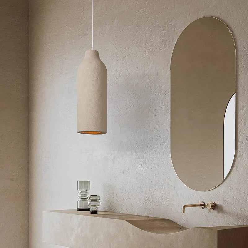 Wabi Sabi Ceiling Pendant Light Nordic LED Chandelier for Living Dining Room