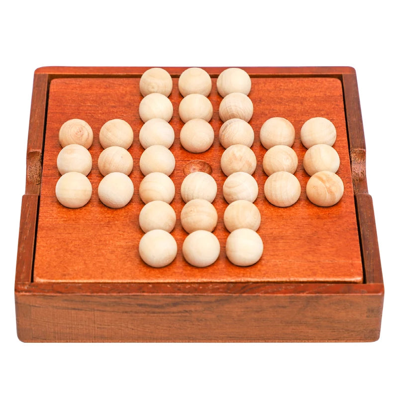 1 Set Europe Board Game Single Chess Peg Solitaire