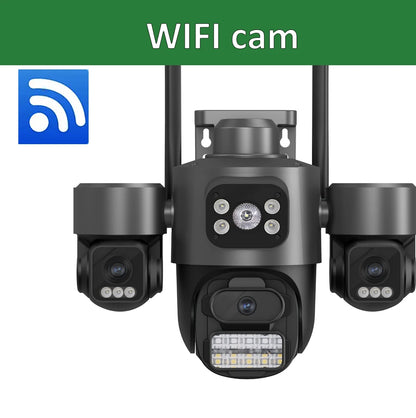 iCsee 3 Lens 3 Screen WiFi Camera 360° Auto Tracking  Surveillance
