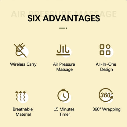 Eletric 360° Air Pressure Calf Massager Wireless Leg Massage