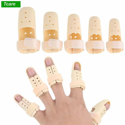 Tcare 1Piece Finger Splint Brace Adjustable Finger Support Protector for Fingers Arthritis