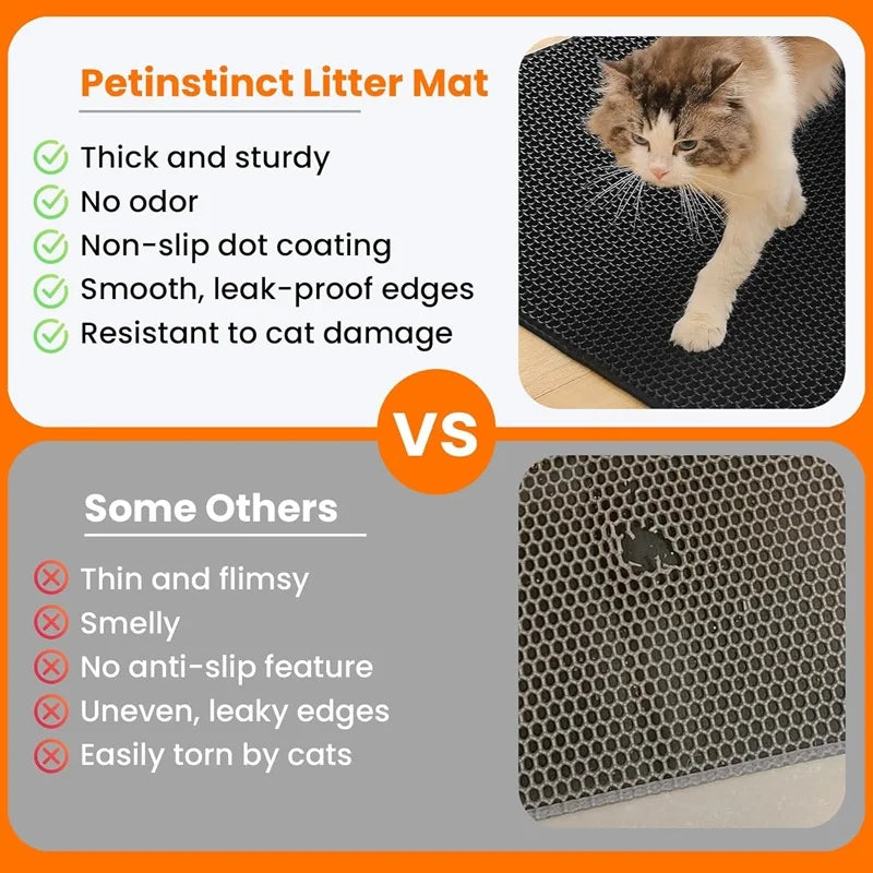 Cat Litter Mat Size Waterproof Pet Toilet Litter Trapping