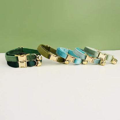 Velvet Cat Collar Bowknot Personalized Collar