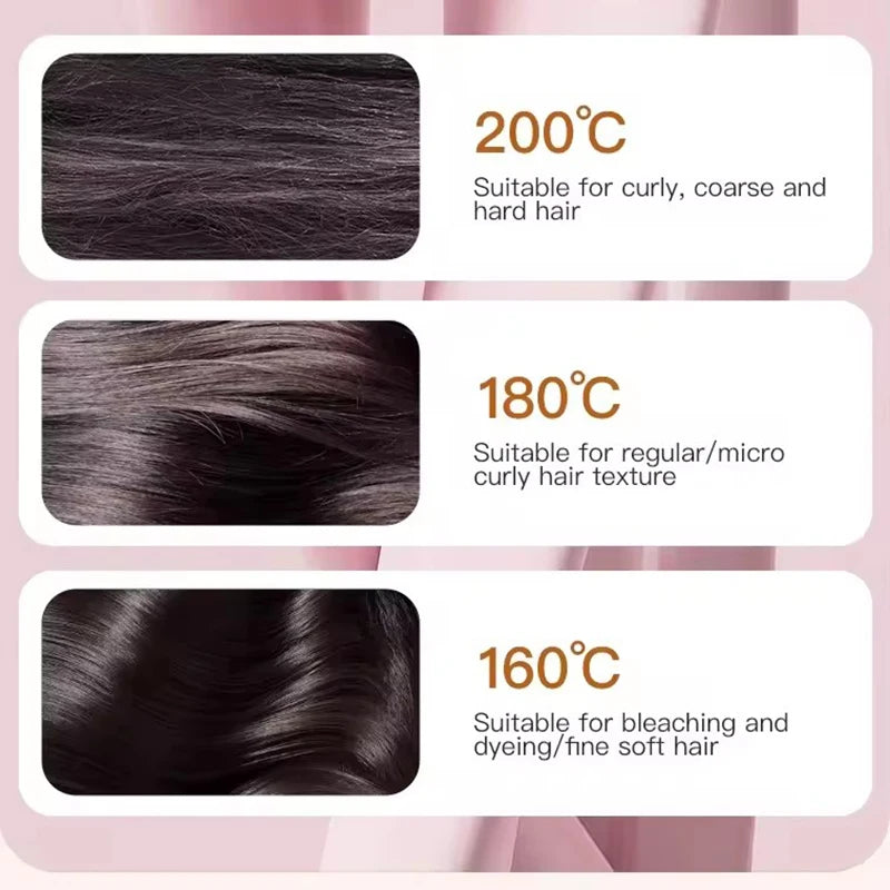 Wireless Hair Straightener Brush 2 in 1, Cordless Straightening
