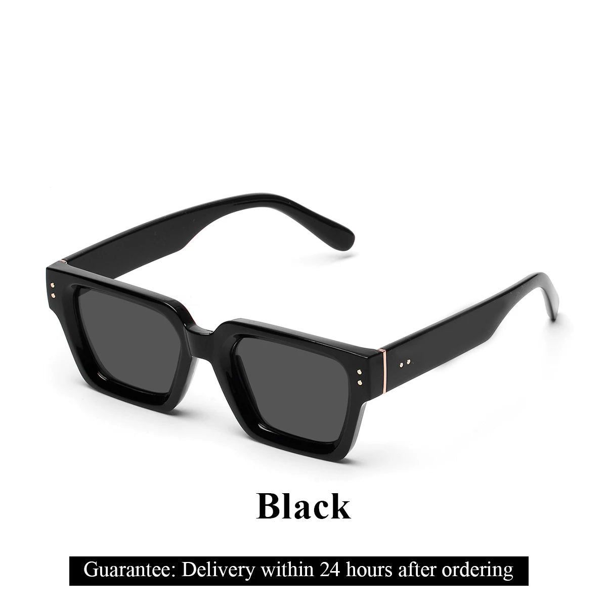 Retro Black Millionaire Shades Luxury Sunglasses