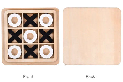 Montessori Wooden Toy Mini Chess Game Interaction Puzzle
