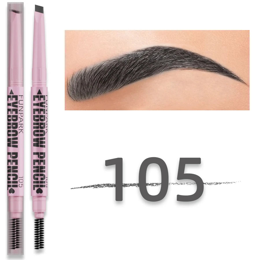 2 in 1 Professional Eyebrow Pencil Eye Makeup for Women