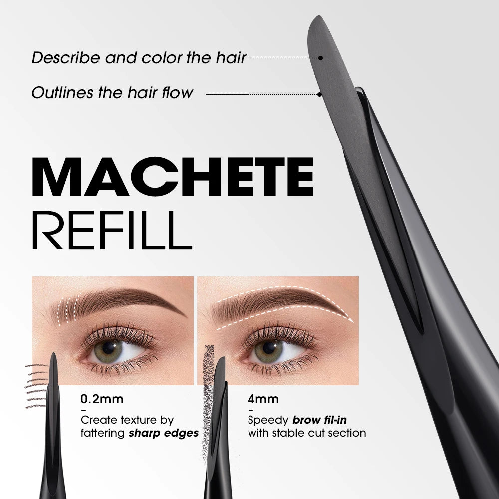 Machete Eyebrow Pencil Waterproof Natural Long Lasting