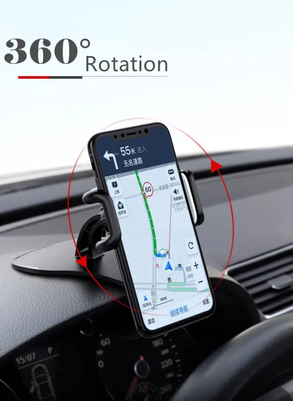Universal Car Phone Holder Stand Dashboard Car Clip Mount